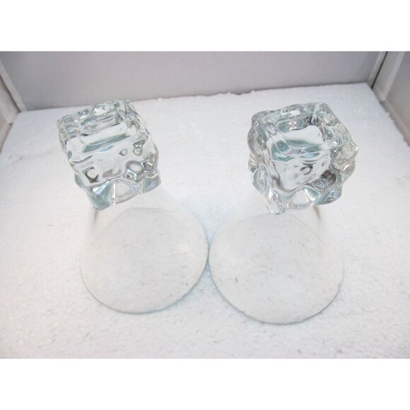 Set of 2 Vintage Disaronno Melting Ice Cube Base Martini Glasses Made in Italy - Picture 14 of 16